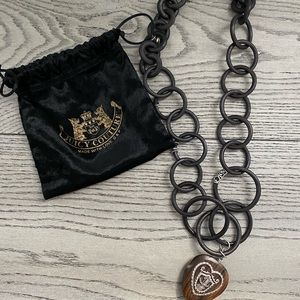 juicy couture wooden link necklace